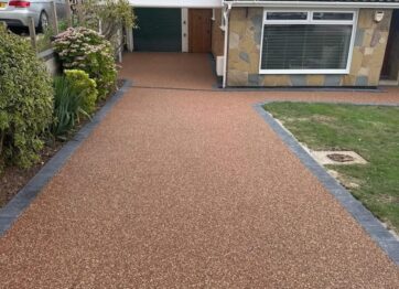 resin driveway with paved edging rayleigh 02